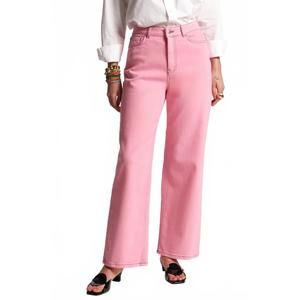 NEW FRANCES VALENTINE ace jean solid stretch jeans in denim pink
